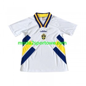 Koszulka Szwecja Retro Wyjazdowe Stroje Piłkarskie 1994 Krótki Rękaw